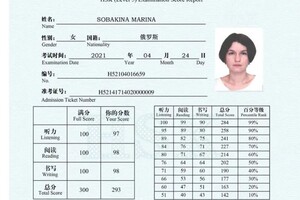 Диплом / сертификат №20 — Собакина Марина Александровна