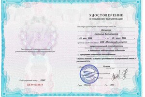 Диплом / сертификат №11 — Васькина Наталья Витальевна