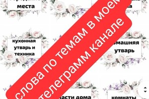 Федоренко Алена Александровна — Я собрала список слов по темам из разных учебных пособий. Моё знание английского помогло мне разработать большое... — Портфолио №45
