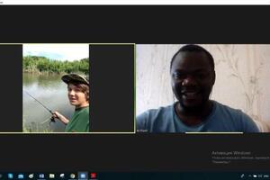 Онлайн индивидуальные занятия для детей на разных темах изучаемых на Практике. У нас тема было Fishing - Рыбалку.... — Kasongo Chisanga George