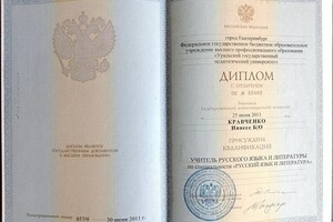 Гилева Иннеса Владимировна — Диплом / сертификат №1