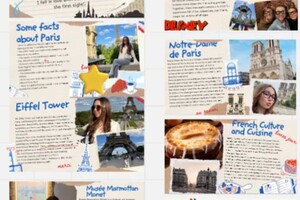 Харчина Анастасия Алексеевна — Творческое задание: Проект ученицы по её путешествию во Францию. Уровень ученицы: B2 — Портфолио №1