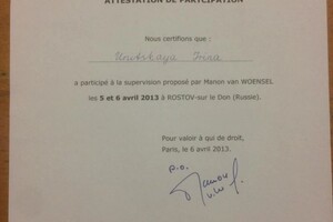 Юницкая Ирина Анатольевна — Диплом / сертификат №9