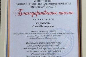 Кадырова Ольга Викторовна — Портфолио №5