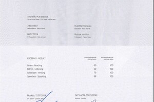 Карапетова Анжелика Исаиловна — Уровень С1 Goethe Zertifikat — Портфолио №7