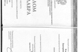 Клименко Екатерина Дмитриевна — Диплом / сертификат №2