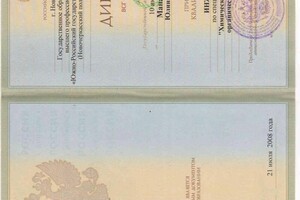 Колодкина Юлия Юрьевна — Диплом / сертификат №2