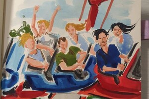Работы учеников. Обучение скетчингу — Коневская Виктория Владимировна