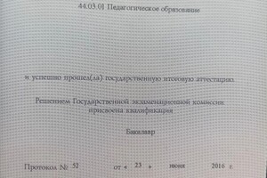 Красникова Татьяна Игоревна — Диплом / сертификат №2