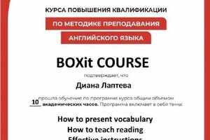 Диплом / сертификат №3 — Лаптева Диана Игоревна