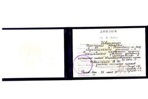 Мазиева Виктория Юрьевна — Диплом / сертификат №1