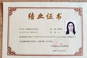 Паламарюк Дарья Александровна — Диплом / сертификат №3