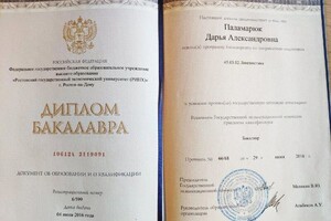 Паламарюк Дарья Александровна — Диплом / сертификат №4