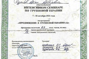 Пузанков Артём Аркадьевич — Диплом / сертификат №5