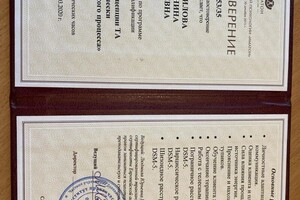 Решетилова Антонина Юрьевна — Диплом / сертификат №3