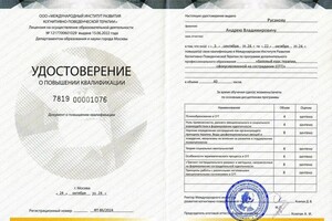 Русаков Андрей Владимирович — Диплом / сертификат №9