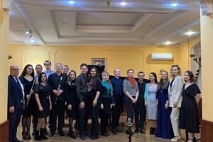 Шляховая Анастасия Васильевна — Анастасия Васильевна Шляховая с коллегами в Ростовской государственной консерватории им. С. В. Рахманинова на фестивале... — Портфолио №12