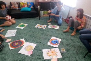 Сотниченко Елена Владимировна — Арт-терапевтическая группа. Рисунок мандалы — Портфолио №6