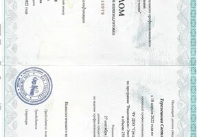 Терелецкова Светлана Викторовна — Диплом / сертификат №5