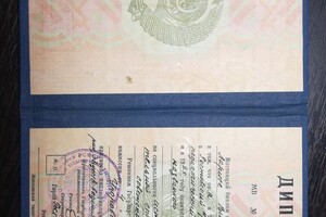 Упорова Лариса Викторовна — Диплом об образовании — Диплом / сертификат №1