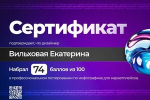 Вильховая Екатерина Сергеевна — Диплом / сертификат №4