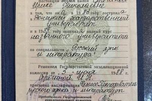 Диплом / сертификат №1 — Серёгина Ирина Николаевна