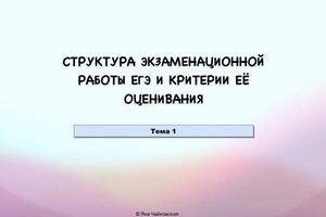 Примеры уроков и рабочих материалов. — Чайковская Яна Сергеевна