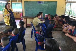 North Thailand, local school — Калинина Дарья Андреевна