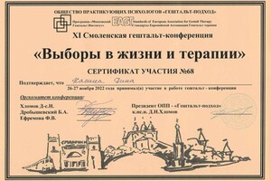 Диплом / сертификат №9 — Хасина Дина Яковлевна