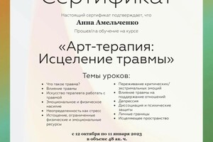 Диплом / сертификат №7 — Амельченко Анна Александровна