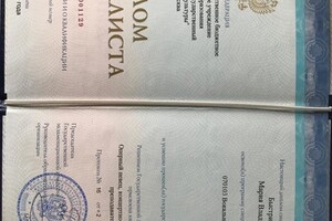 Диплом о высшем образовании — Быстрицкая Мария Владимировна