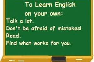 Чтобы выучить английский: много говори, не бойся делать ошибки, читай и найди то, что подходит тебе. — Грызлова Александра Антоновна
