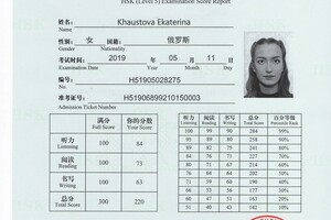 HSK 5 — Хаустова Екатерина Дмитриевна