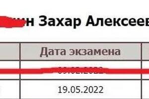 Результат ОГЭ, готовились 4 месяца — Ландик Денис Сергеевич