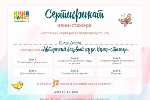 Диплом / сертификат №9 — Лати Рима Джоржевна