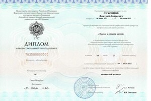 Диплом / сертификат №5 — Лиховцов Дмитрий Андреевич