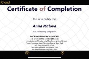 Microlearning — Малова Анна Викторовна