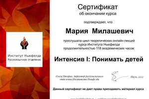 Диплом / сертификат №2 — Милашевич Мария Юрьевна