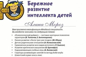 Диплом / сертификат №4 — Мороз Алина Александровна