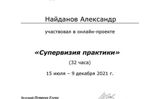 Диплом / сертификат №17 — Найданов Александр Сергеевич