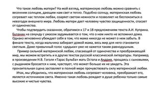 Образец сочинения 9.3 (9 класс) — Пархаева Анна Александровна