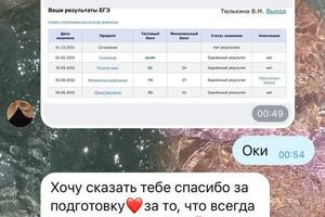 Результаты учеников — Переменина Валерия Артёмовна