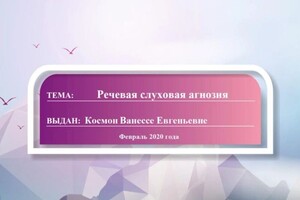 Диплом / сертификат №1 — Космон Ванесса Евгеньевна