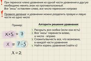 теория по уравнениям (5-7 класс) — Шакирянова Диана Ринатовна