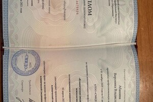 Диплом / сертификат №8 — Абашина Вероника Владиславовна