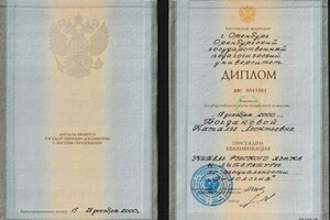 Диплом / сертификат №15 — Богданова Наталья Леонтьевна