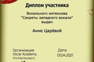 Диплом / сертификат №13 — Каткова Анна Анатольевна