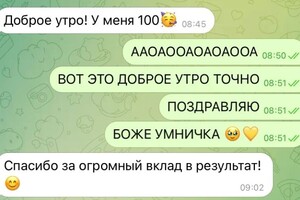 Результаты учеников — Ачувакова Алина Рустемовна