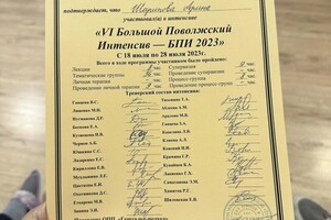 Диплом / сертификат №5 — Шарипова Арина Айдаровна