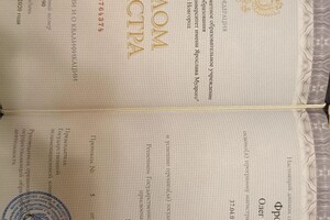 Диплом / сертификат №10 — Фроловичев Олег Валерьевич